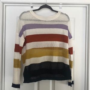 FATE Lightweight Knit Stripe Sweater
